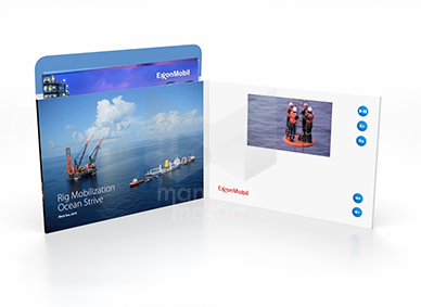 Video Folders for Exon Mobile | Video in Printing