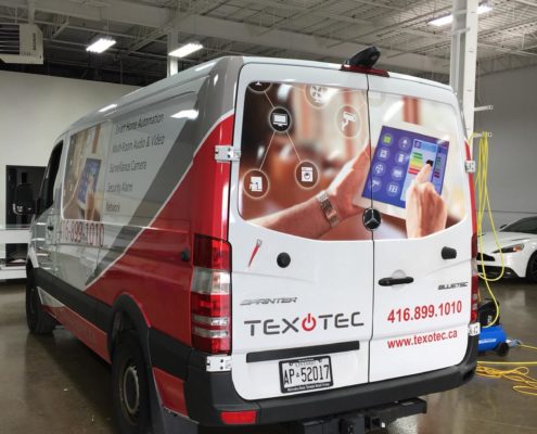 Mini Van Auto Wrap for Tex Tec