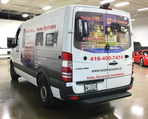 Mini Van Auto Wrap for Total Vacuum