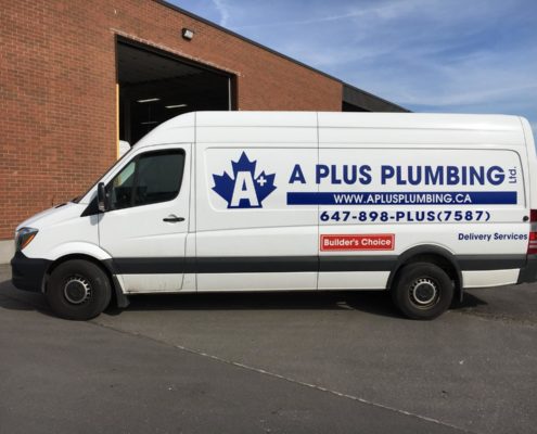 Mini Van Auto Wrap for A Plus Plumbing Ltd.