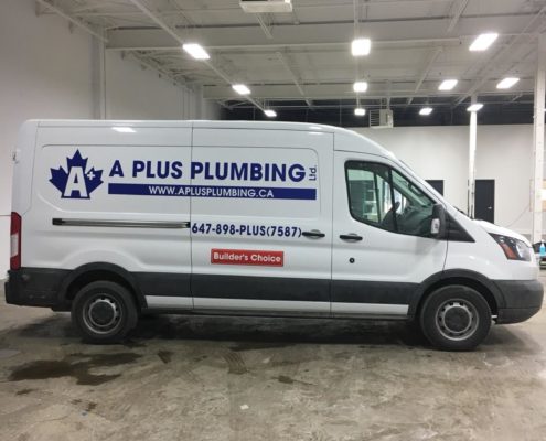 Mini Van Wrap for A Plus Plumbing Ltd.