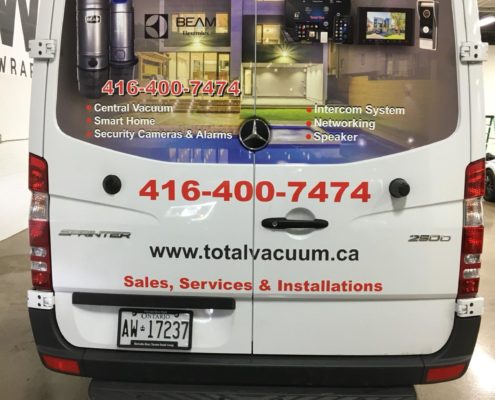 Mini Van Wrap for Total Vac Inc.